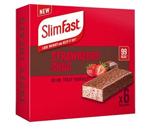 SlimFast Strawberry Choc Snack Bars Multipack 6 x 25g (150g)