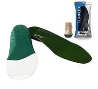 Slimflex Green Arch Support Insoles for Men and Women - Pronation Supination Balancing - Moderate Arch Support