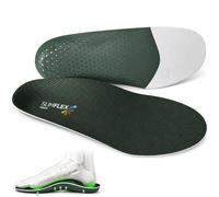 Slimflex Green Arch Support Insoles for Men and Women - Pronation Supination Balancing - Moderate Arch Support - UK Size 6
