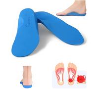 Slimflex Simple Plantar Fasciitis Arch Support Insoles - Medium Hardness Suits Most - Orthotic Insoles Designed to Remedy Flat feet, Heel Pain and Arch Pain (UK Child 12-13)