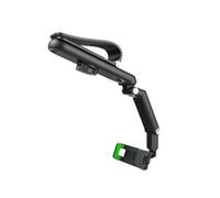 SLIMI 1 PC Sun Visor Phone Holder, 360° Adjustable Rear View Phone Holder, Multifunctional Car Mobile Phone Navigation Holder, for Sun Visor/Back Seat/Rearview Mirror/Skylight (Green #01)