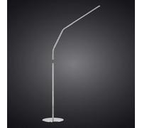 Slimline 4 Floor Lamp Brushed Steel Premium Daylight Floor Lamp For True Colour Accuracy