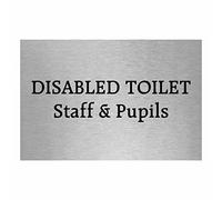 Slimline Aluminium Custom Office Door Sign by ViroDisplay® - Rigid Brushed Silver 0.5mm Aluminium - 300 x 200mm - Customisable Office Sign - Durable Printed Surface - Self-Adhesive Fixing
