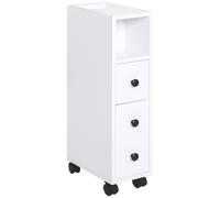 kleankin Slimline Bathroom Storage Unit - White
