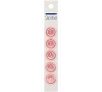 Slimline Buttons -Pearl 2-Hole 3/4" 5/Pkg