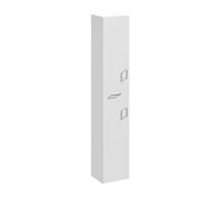 Balterley Slimline Floor Standing Bathroom Tall Unit - 350mm - Gloss White