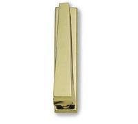 Slimline Modern Door Knocker Polished Brass