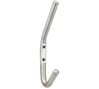 Slimline One Piece Hat & Coat Hook 59mm Projection Satin Stainless Steel