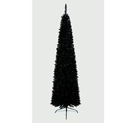 Slimline Pencil Artificial Christmas Black Pine Tree - 200cm