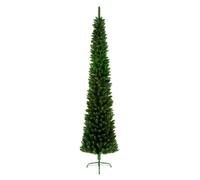 Slimline Pencil Artificial Christmas Green Pine Tree - 200cm Green