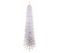 Slimline Pencil Artificial Christmas White Pine Tree - 200cm White