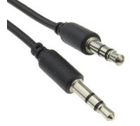 kenable Slimline PRO 3.5mm Jack to Jack Stereo Audio Cable Lead Nickle 0.5m