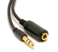kenable Slimline PRO 3.5mm Jack to Stereo Jack Socket Extension Cable 0.5m