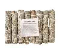 Slimline Smudge Stick, White Sage 4", Pack of 8