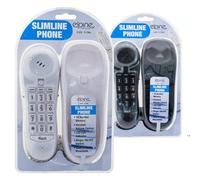 Slimline Telephone Phone Landline Home Memory Led Call Indicator Office Household Accessory Calling Mobile Communicate Land Line