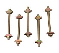 Slimline Toggle Bolt, 5pcs Carbon Steel Clamps for Compact Laminate Worktop Connection, Unika Compatible, 8mm Diameter