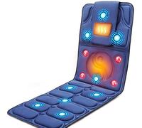 Slimming Belt, Massage Massager Mat With Heat,5 Large Infrared Warm Lamps Hot Kneading Massage,9 Vibration Motors Massage Mattress Pad, Full Body Massager Cushion Neck, Back, Waist, Legs