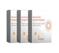 Slimming Body Stickers,Bee Venom detoxifying Patches, Bee Venom Slimming Lymphatic Drainage Patches - detoxify Body Stickers for Weight Management, Adhesive Patch for Women Men (3PCS)