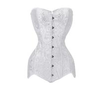 Slimming Femme Corset Long Torso Sexy Clothing Black White Korset Overbust Waist Slimming Floral Bustier Women Plus Size Gorset