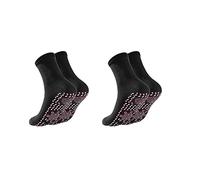 Slimming Health Socks Shiatsu Self-Heating Socks Men Women,Thermotherapeutic Sock, Self Heating Socks, Heated Ski Socks (Black 2PC)