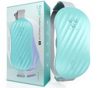Slimpal AI Heat Pads for Period Pain Relief, Smart AI Heat Chip, Portable Electric Heating Pad for Menstrual Cramp Relief, Cordless Heating Belt Gift for Her Women Girl Wife, Aqua S2