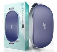 Slimpal Heat Pads for Period Pain Relief, Plus-Sized Electric Heating Pad for Menstrual Cramps Relief, Cordless USB Rechargeable Heat Belt for Back, Belly, Stomach, Gift for Girls Her Women, Blue