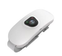 Slimpal Portable Heating Pads for Cramps Electric Period Menstrual Heating Pad with Massager Cordless Heat Pad for Stomach Back Pain Relief,White