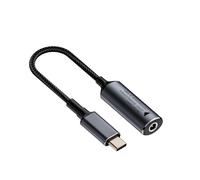 SlimQ 140W DC to USB-C Converter Cable, Compatible with Dell/Lenovo, 5V/9V/20V Fast Charging, 5.5mm×2.5mm DC Input to USB-C Output, Nylon Braided Cable for Laptops/Tablets/Phones