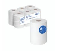 Slimroll Hand Towel Roll White PK6