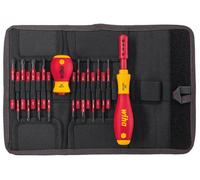 slimVario VDE Screwdriver and Bit Set - 18 Piece - WIHA
