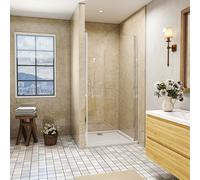SLINE 760X1850mm Frameless Pivot Shower Door
