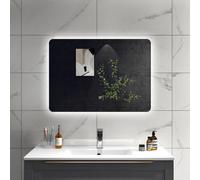 Sline 800X600mm Led Mirror With 3-Colour Modes Memory Function Demister Pad