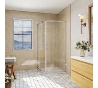SLINE 900X900X1850mm Quadrant Shower Enclosure Sliding Shower Door