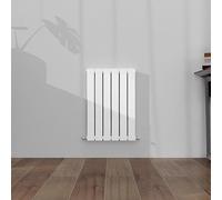 SLINE SANITARY 600x408mm Horizontal Radiator White Double Modern Flat Panel Central Heating Radiator