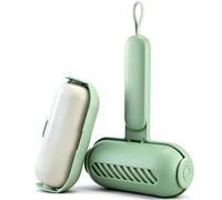 Sliner 2 Pack Reusable Lint Roller for Pet Hair New Silicone Washable Sticky Roller Portable Lint Remover Extra Sticky Cat Dog Hair Remover for Pet Clothes Sofa