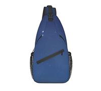 Sling Backpack Blue Star Empty Travel Hiking Daypack Pattern Rope Crossbody Shoulder Bag