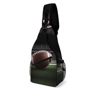 Sling Backpack Fashion Chest Bag Creative American Football Printing Crossbody Backpacks for Men Women, style, 38x20cm, Full Printed Chest Bag