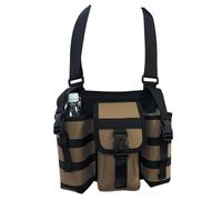 Sling Backpack for Sports | Adjustable Multi-Pocket Shoulder Bag for Workouts | Carabiners for Convenient Bottle and Gear Storage | Great for Hiking, Outdoor Adventures, and Fitness Enthusiasts,
