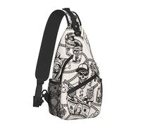 Sling Backpack for Women Men,Travel Hiking Daypack Mafia and Money Crossbody Shoulder Bag Casual Sling Bags Outdoor