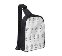 Sling Bag Cross Body Chest Bag Double Layer Shoulder Bag for Men Women | Us Military Soldiers Patriotic Memorial Day Printed Shoulder Backpack Man Bag For Travel Hiking Running Cycling