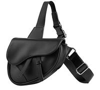 Sling Bag Fashion Saddle Bag Leather Crossbody Backpack Daypack for Men & Women