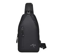 Sling Bag for Men | Casual Daily Shoulder Men's Chest Bag - Adjustable Straps Neck Pouch, Waterproof, Easy Charging: Stay Connected On The Go By Your Electronic, black, Siehe Beschreibung