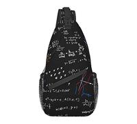 Sling Bag for Men Women, for Math Mathematical Function Sin Cos, Shoulder Backpack Chest Bags Crossbody Daypack for Outdoor Hiking Camping Cycling