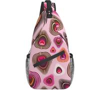 Sling Bag For Men Women Retro Peacock Bird Feather Crossbody Bags Durable Classic Across Body Bag, For Outdoor, Shopping, Running