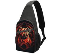 Sling Bag for Women Fanny Chest Bag Pack Travel Bag Simplified Dog Image Printed Cross Body Bag, style, One Size, Sling Backpacks