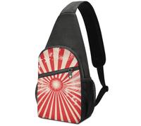 Sling Bag for Women Fanny Chest Bag Pack Travel Bag Sparkling Red Stripes Printed Cross Body Bag, style, One Size, Sling Backpacks