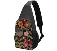 Sling Bag for Women Fanny Chest Bag Pack Travel Bag Various Shades of Red Printed Cross Body Bag, style, One Size, Sling Backpacks