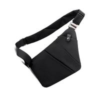 Sling Bag, Lightweight Multi Functional Travel Sling Bag, Scientific Storage Left Right Shoulder for Outdoor Fashion Casual Business, with Anti-Theft Design, Excellent (Left)