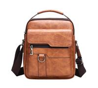 Sling Bag | Pu Leather Lightweight Chest Pack with Adjustable Straps | High Capacity Retro Pack | Multifunctional Messenger Bracket | Portable Wear-Resistant Bag for Work, Travel, Casual