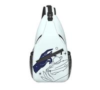 Sling Bag Tarot Magic Boho Planet Witch Mystic Hiking Daypack Crossbody Shoulder Backpack Travel Chest Pack for Men Women
